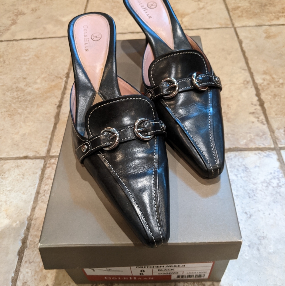 Cole Haan Gretchen Mule II 2 - 8 - D20090 Black